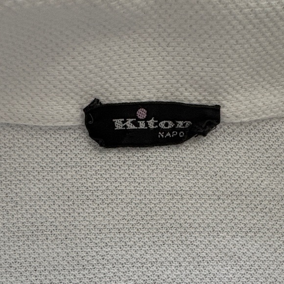 Kiton White Textured Shirt - Made in Italy! - Picture 2 of 11
